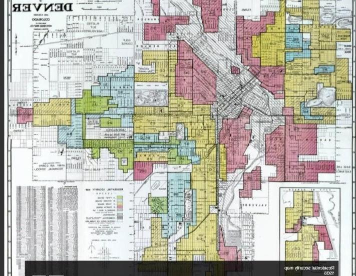 业主贷款公司- fha住宅安全地图丹佛-1938